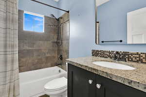 Bathroom attached to guest bedroom