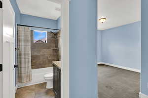 Main level bedroom with ensuite bathroom