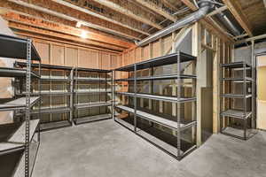 View of storage room