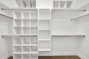 Primary bedroom His/Hers Closet