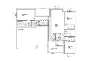 View of basement floor plan