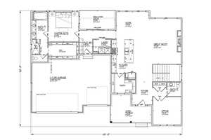 View of home floor plan