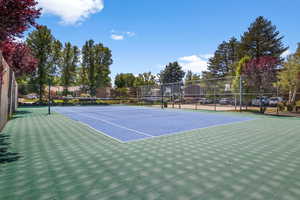 Community tennis court