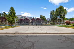 Community basketball court