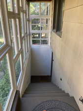 View of stairway