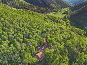 Aerial view toward South Fork.