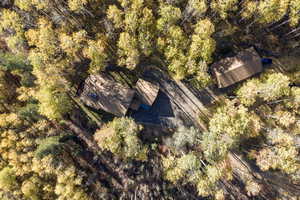 Aerial view of property and surrounding area