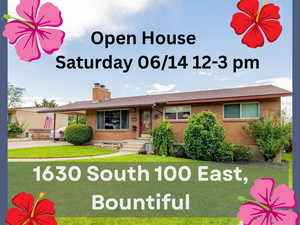 Open House Sat, 6/14 12-3 pm