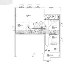 View of basement floor plan