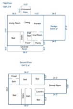 View of home floor plan