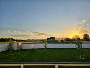 Unobstructed sunset views