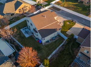 View from above of property