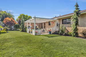 North side of property with patio