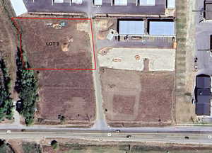 Map / location with property parcel outlined