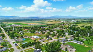 Bird's eye view of mountains