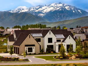 View of mountain background