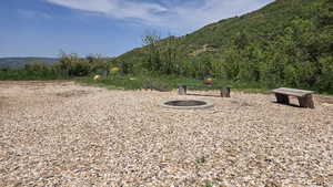 View of mountain backdrop