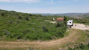 View of mountain background