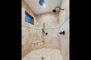 Primary bathroom shower