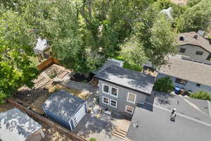 Aerial view of property and surrounding area
