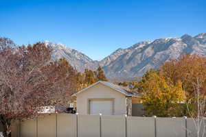 View of mountain background