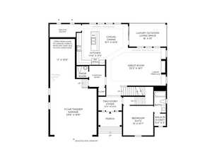View of home floor plan