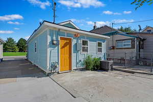 View of rear of home