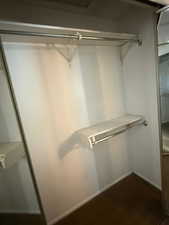 View of closet