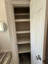 View of closet
