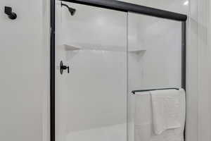 Full bath with a stall shower
