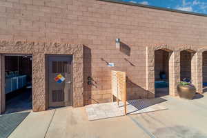 Outdoor shower