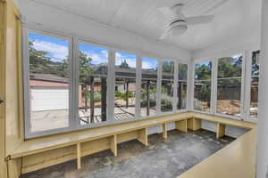 Enclosed Back Porch!