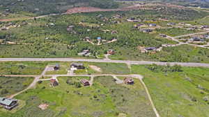 Aerial overview of property's location