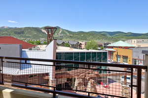 View of mountain background