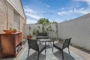 View of patio / terrace with an outdoor hangout area