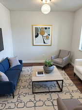 Virtual Staged Sitting Room