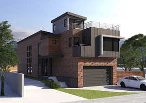 Rendering, Front View