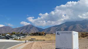 View of mountain background