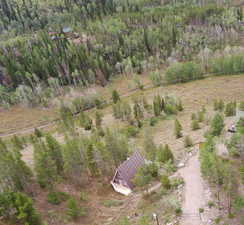 Aerial overview of property's location