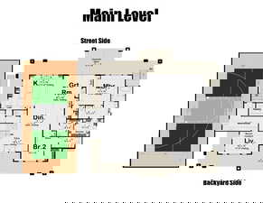 View of floor plan / room layout