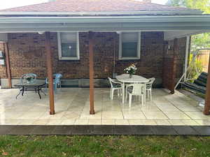 View of patio / terrace featuring outdoor dining area