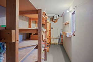 View of storage area
