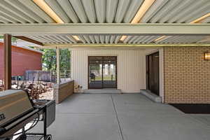 View of patio