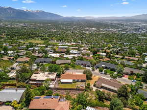 Aerial view of mountains