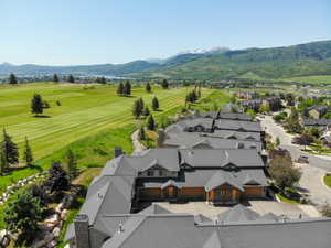 Bird's eye view of mountains
