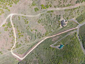 Aerial view of property's location with rural landscape and a desert landscape