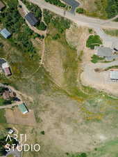 Aerial view of property and surrounding area