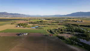 View of rural area featuring a water and mountain view