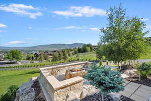 View of mountain backdrop