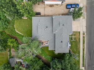 Aerial view of property's location